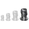 FUKR Plug Tunnel Holik XL 8.5 x 5.5 cm - Ouverture 38 mm Noir